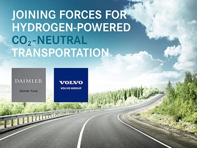 Grupo Volvo y Daimler Truck AG se unen para liderar el desarrollo del transporte sustentable